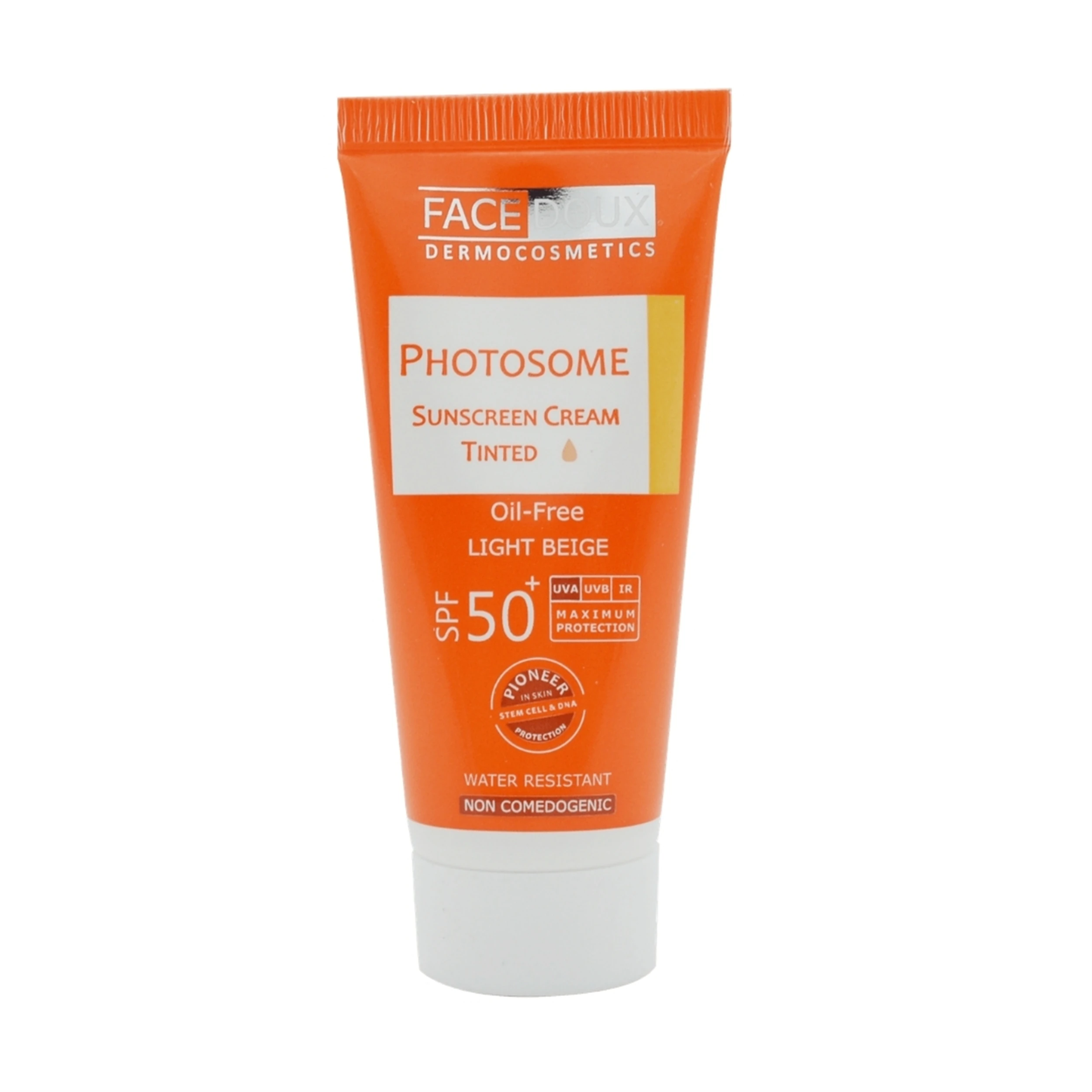 کرم ضد آفتاب بژ روشن فوتوزوم فیس دوکس ⁺SPF50 حجم ۴۰ میلی لیتر