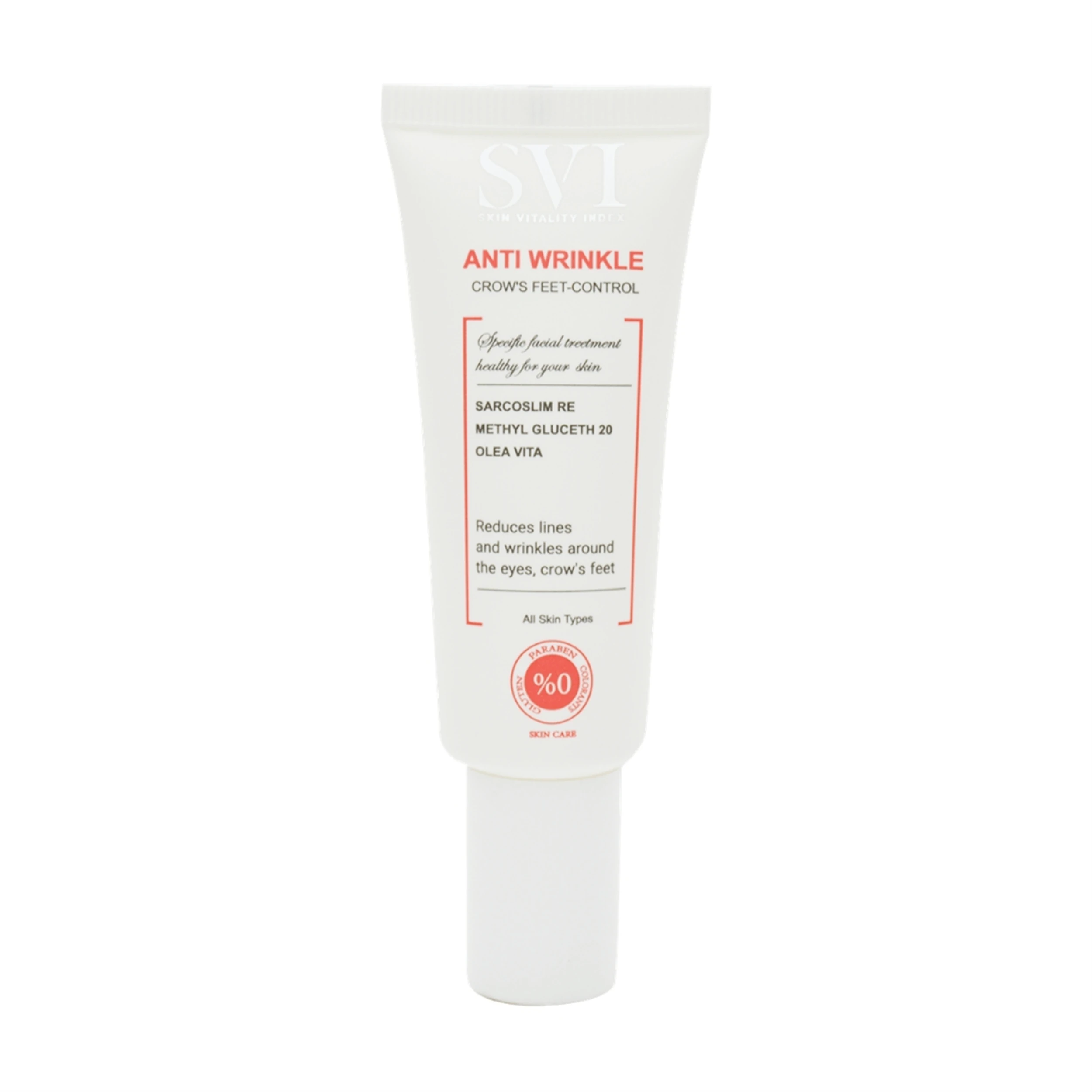کرم ضد چروک دور چشم اس وی آی مدل Anti wrinkle حجم 20 میلی لیتر