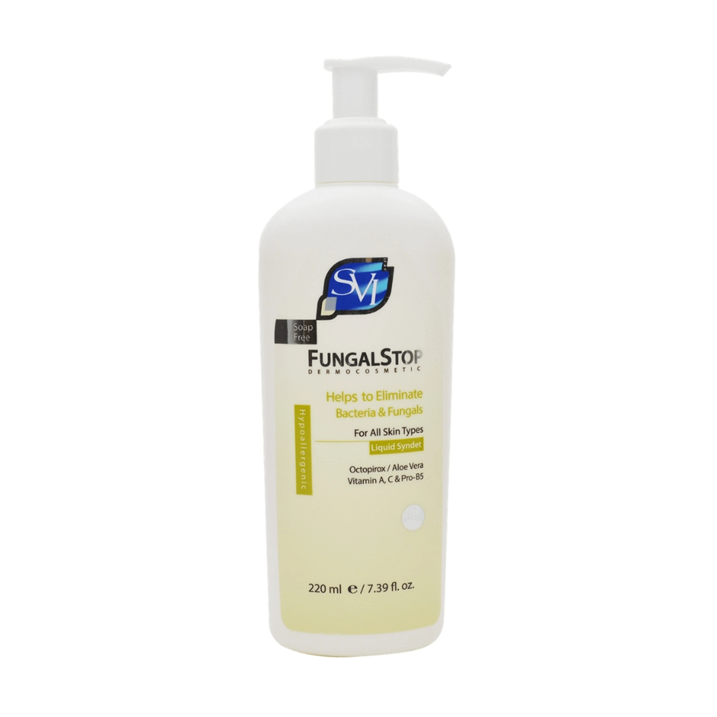 ژل بهداشتی ضد قارچ بانوان اس وی آی فونگال استاپ مدل fungal stop حجم 150 میلی لیتر
